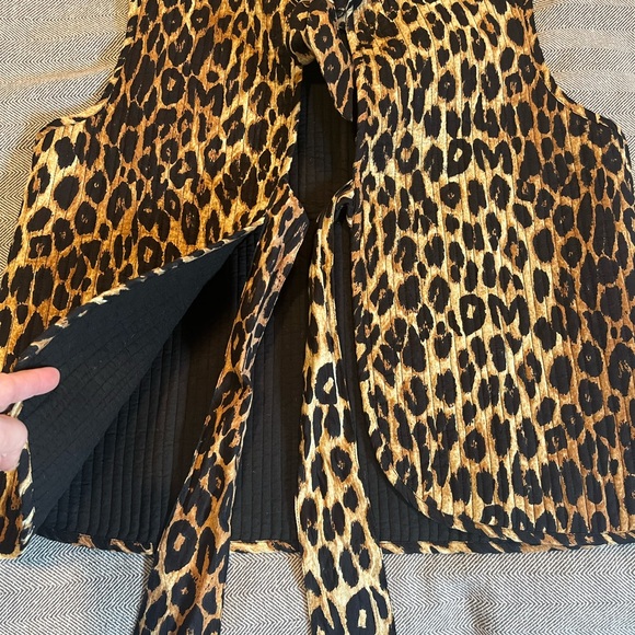 NWT Damson Madder Tilly Gilet in Leopard Print - Picture 5 of 14